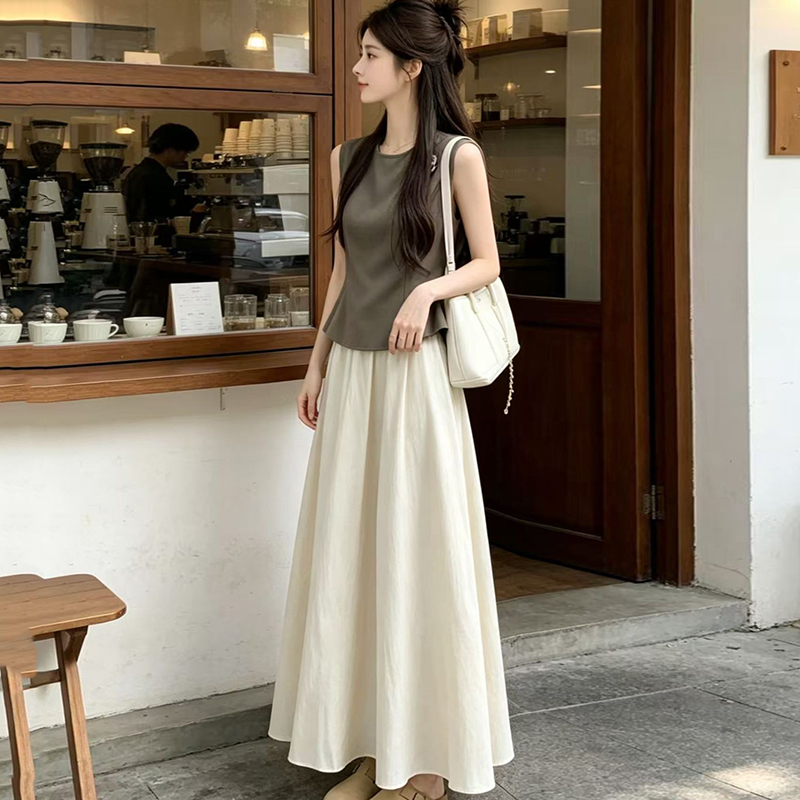 Korean Lifestyle - 2026 Summer Gentle Flower Waist Cinching