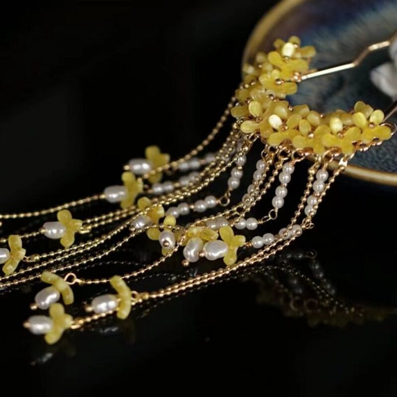 Ancient Style Osmanthus Hairpi - đánh giá và giá Hanbok Hair Pin