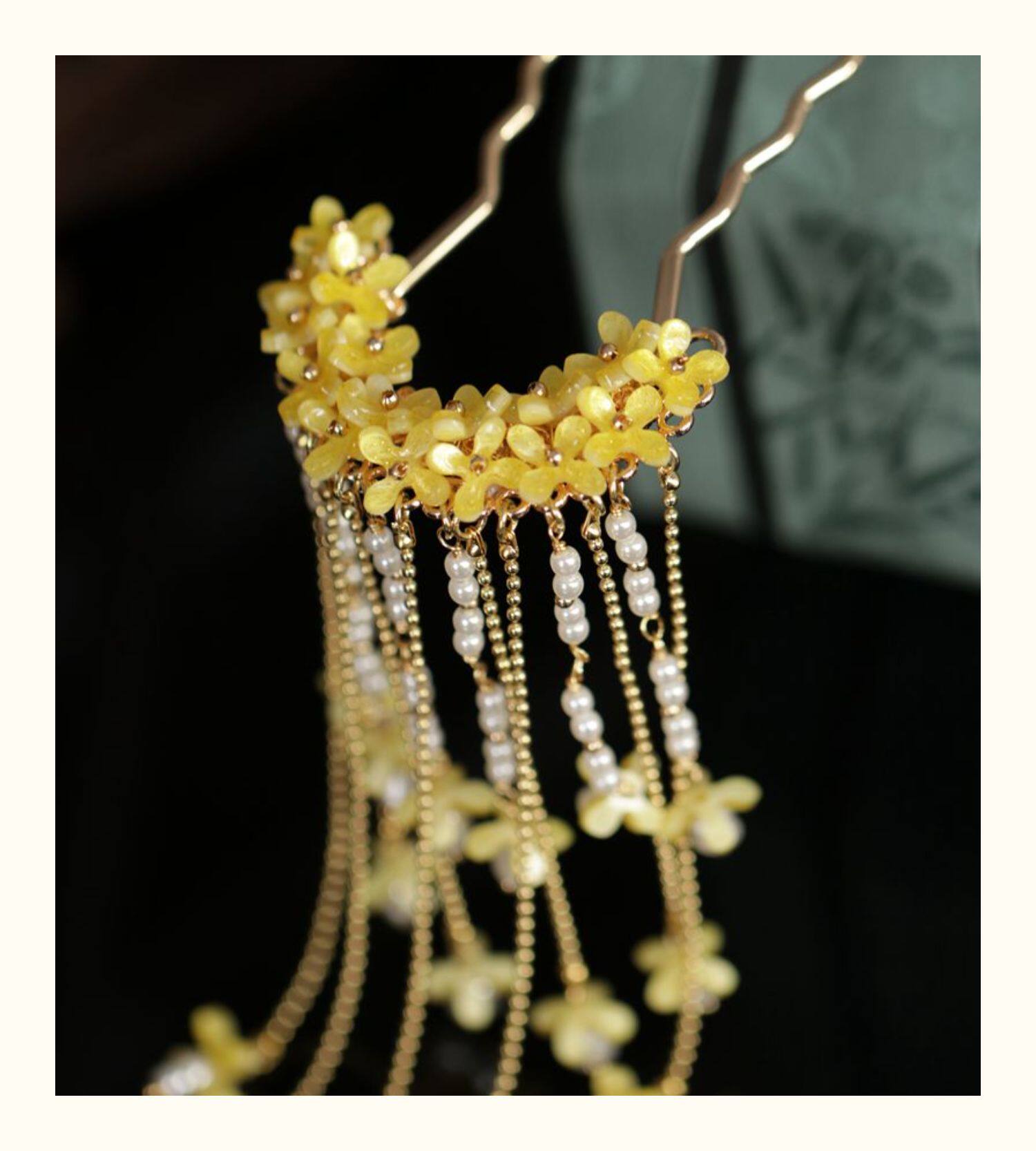 Ancient Style Osmanthus Hairpi - đánh giá và giá Hanbok Hair Pin
