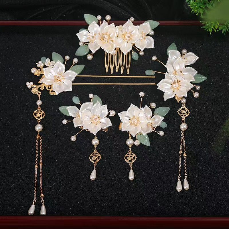 Tea Flower Hanfu Ancient Style - đánh giá và giá Hanbok Hair Pin