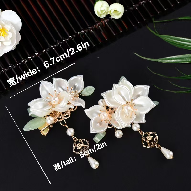 Tea Flower Hanfu Ancient Style - đánh giá và giá Hanbok Hair Pin