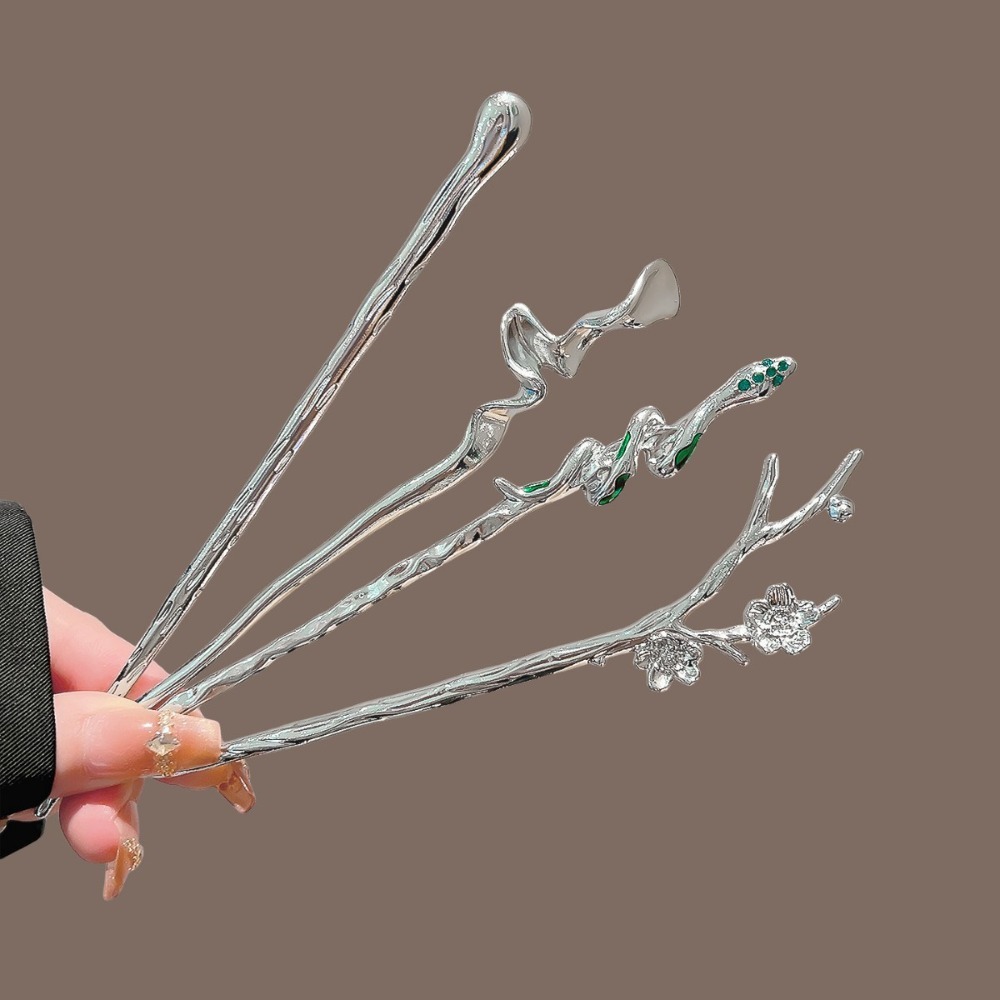 New Chinese Style Silver Metal - đánh giá và giá Hanbok Hair Pin