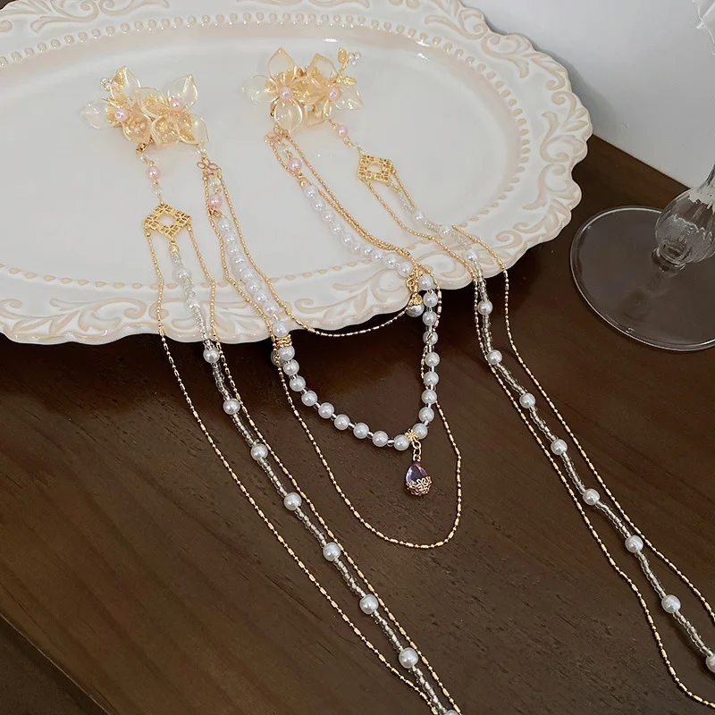 New Chinese Style Rhinestones  - đánh giá và giá Hanbok Hair Pin